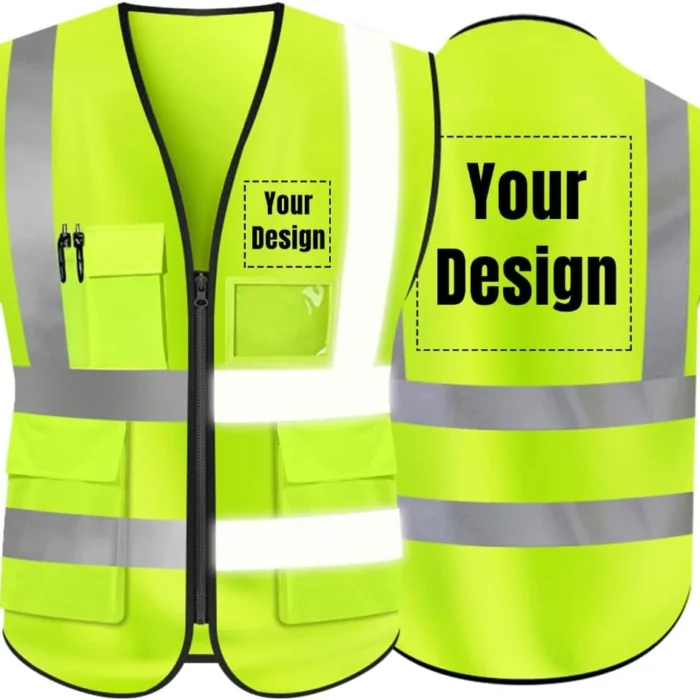 Custom Safety Vest With reflectors