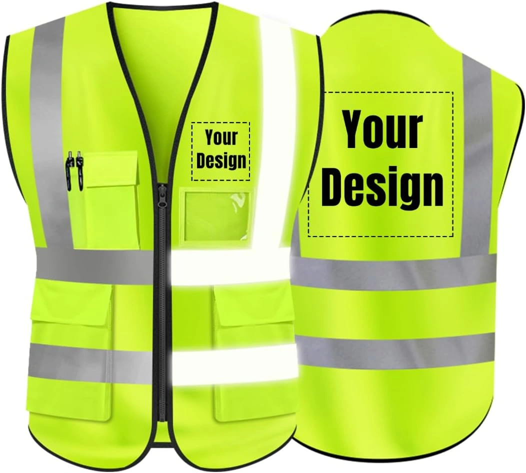 Custom Safety Vest With reflectors