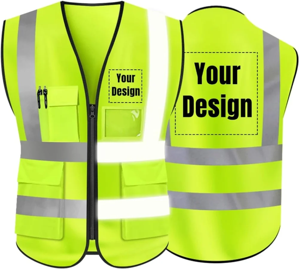 Custom Safety Vest With reflectors